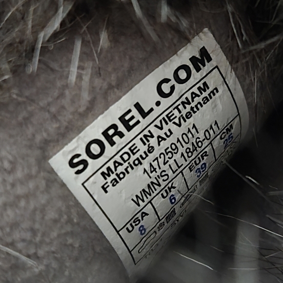 Sorel Tofino II Waterproof Insulated Winter Snow Boots Lace-Up Black Stone Sz 8 - Picture 10 of 10